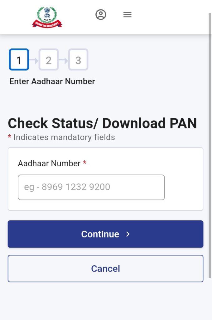 Find pan number